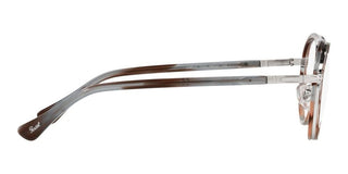 Persol PO 2485V unisex Grey Round Eyeglasses