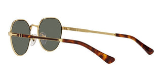 Persol Po 2486s Unisex Gold Round Sunglasses
