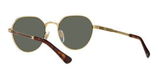 Persol Po 2486s Unisex Gold Round Sunglasses