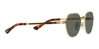 Persol Po 2486s Unisex Gold Round Sunglasses