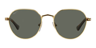 Persol Po 2486s Unisex Gold Round Sunglasses