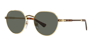 Persol Po 2486s Unisex Gold Round Sunglasses