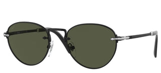 Persol PO 2491S unisex Black Round Sunglasses