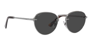 Persol PO 2491S unisex Ruthenium Round Sunglasses