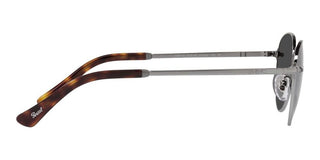 Persol PO 2491S unisex Ruthenium Round Sunglasses