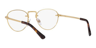 Persol PO 2491V unisex Gold Round Eyeglasses