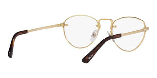 Persol PO 2491V unisex Gold Round Eyeglasses