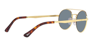 Persol PO 2496S unisex Gold Round Sunglasses