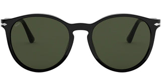 Persol PO 3228S unisex Black Round Sunglasses