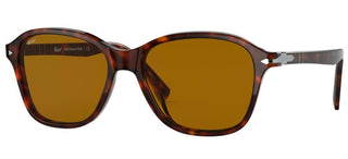 Persol PO 3244S unisex Havana Geometric Sunglasses