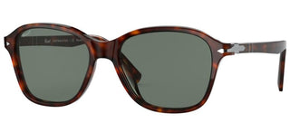 Persol PO 3244S unisex Havana Geometric Sunglasses