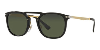 Persol PO 3265S unisex Black Pilot Sunglasses