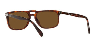 Persol PO 3273S men Havana Geometric Sunglasses