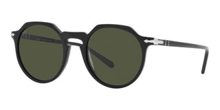 Persol PO 3281S unisex Black Round Sunglasses