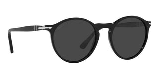 Persol PO 3285S unisex Black Round Sunglasses