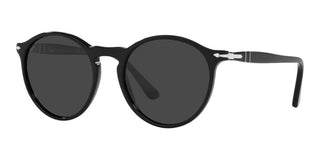 Persol PO 3285S unisex Black Round Sunglasses