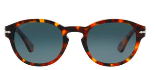 Persol PO 3304S unisex Havana Round Sunglasses