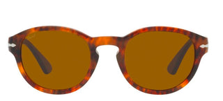 Persol PO 3304S unisex Havana Round Sunglasses