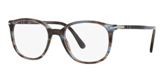 Persol PO 3317V unisex Blue Squared Eyeglasses
