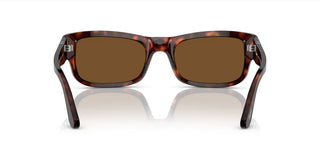 Persol PO 3326S unisex Havana Geometric Sunglasses