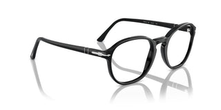 Persol Po 3343v Unisex Black Geometric Eyeglasses