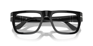 Persol Po 3348v Unisex Black Geometric Eyeglasses