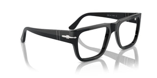 Persol Po 3348v Unisex Black Geometric Eyeglasses