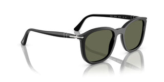 Persol Po 3355s Unisex Black Squared Sunglasses