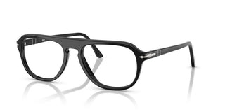 Persol Po 3368v Unisex Black Pilot Eyeglasses
