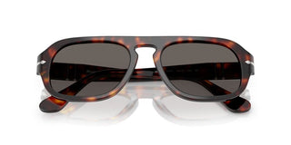 Persol Po 3369s Unisex Havana Pilot Sunglasses