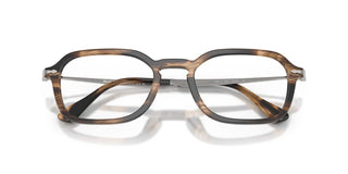 Persol PO 3381V unisex Brown Geometric Eyeglasses