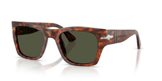 Persol Po 3384s Unisex Havana Squared Sunglasses