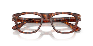Persol PO 3389V unisex Havana Squared Eyeglasses