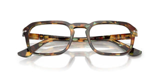 Persol PO 3390V unisex Havana Geometric Eyeglasses