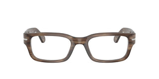 Persol Po 3399v Unisex Brown Rectangle Eyeglasses
