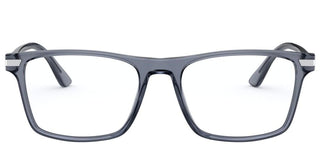 Prada PRADA PR 01WV men Grey Geometric Eyeglasses