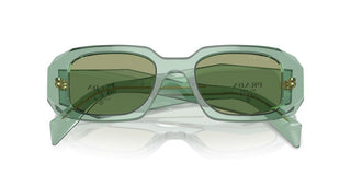 Prada Prada Pr 17ws Women Green Geometric Sunglasses