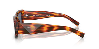 Prada Prada Symbole Pr 06ys Men Brown Geometric Sunglasses