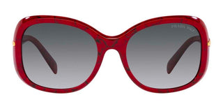 Prada PR 04ZS women Red Geometric Sunglasses