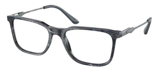 Prada PR 05ZV men Grey Geometric Eyeglasses