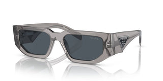 Prada Pr 09zs Men Grey Geometric Sunglasses