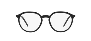 Prada PR 12YV men Black Round Eyeglasses