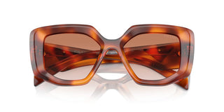 Prada Pr 14zs Women Brown Geometric Sunglasses