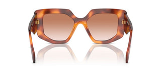 Prada Pr 14zs Women Brown Geometric Sunglasses