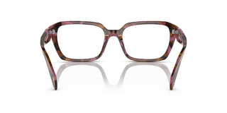 Prada Pr 14zv Women Havana Squared Eyeglasses
