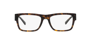 Prada PR 15YV men Havana Squared Eyeglasses