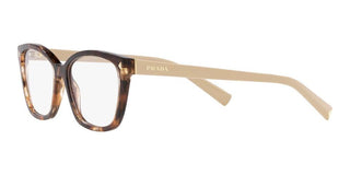 Prada PR 15ZV women Havana Geometric Eyeglasses