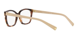 Prada PR 15ZV women Havana Geometric Eyeglasses