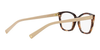 Prada PR 15ZV women Havana Geometric Eyeglasses