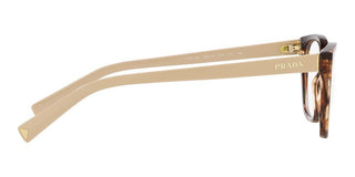 Prada PR 15ZV women Havana Geometric Eyeglasses